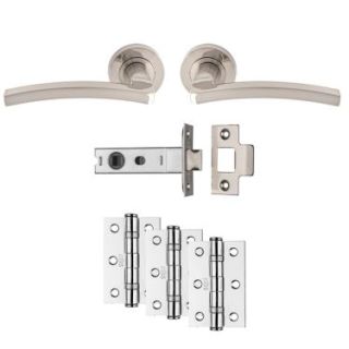 Tavira Latch Pack Ultimatr Door Pack Udp009Sn/Intb Satin Nickel