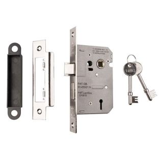 Carlisle Brass Easi-T 3 Lever Sashlock LSE5325NP/BP