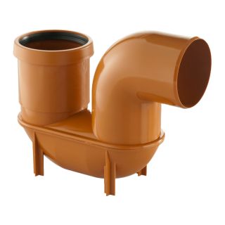 LOW LEVEL 'P' TRAP GULLY 110MM - B1300