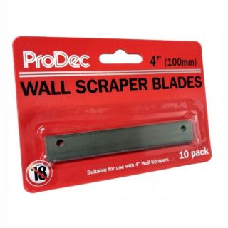 Prodec 4 Heavy Duty Long Handle Scraper Blades 4Mb