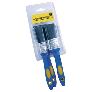 Prodec 4 Piece Soft Grip Brush Set Job Don Jbpt004