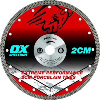 Ox Pro 2cm Porcelain Cutting Blade 9 230mm 2cm-230/22