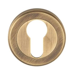 Serozzetta Euro Profile Escutcheon Szm001Ab Antique Brass