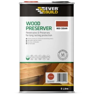 5Ltr Wood Preserver Red Cedar
