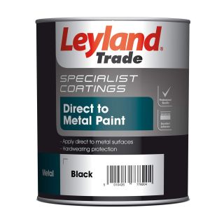 Leyland 750Ml Direct To Metal Paint Black