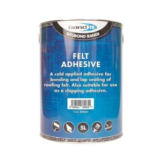 Bond It 5Ltr Black Bitumen Felt Adhesive Bdb002