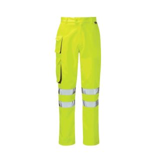 JCB Hi-Vis Trousers 32 Reg Leg PCENT-32 Hercules