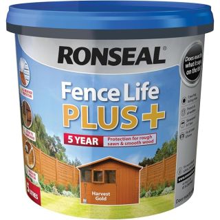 Ronseal Fence Life Plus Harvest Gold 5Ltr