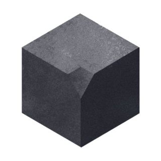 Plaskerb Angles Low Internal Charcoal Chamfered