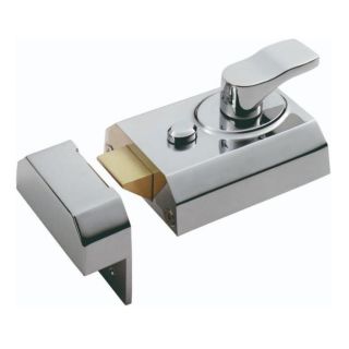 Deadlocking Rim Cylinder Nightlatch 60mm Pol Chrome RCN8360CP/BP
