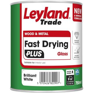 Leyland 750Ml Fast Dry Gloss Brilliant White