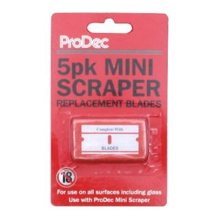 Prodec 1.5 Mini Scraper Pkt 5 Refill Blades Plbl002