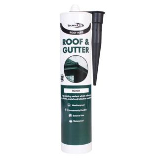 Bond It Roof-Mate Eu3 Roof & Gutter Sealant Black Bdgr