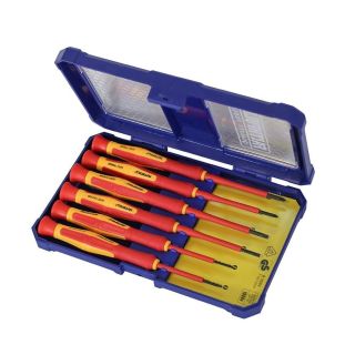 Faithfull 6 Piece Precision VDE Screwdriver Set FAI SDVDEMINI