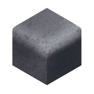 Plaskerb Angles Low External Charcoal Bullnosed