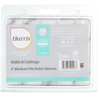 Harris Seriously Good Medium Pile 4 Sleeve 10Pk 102012203