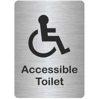 6 x 4 Disabled Symbol Sign