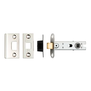 Carlisle Brass 76mm Tubular Mortice Latch Square Nickel Plate