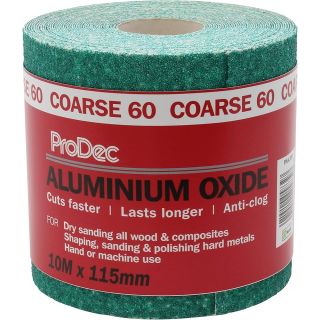 Prodec P60 Coarse Sand Paper Roll 10Mtr Paalx60