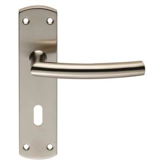 Residential Lock Profile Arched Lever on Backplate