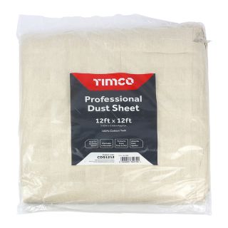 Timco Shield Professional Dust Sheet 12ft x 12ft CDS1212