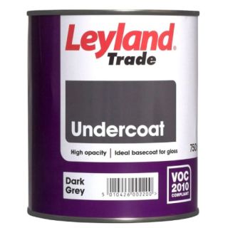 750Ml Leyland Dark Grey Undercoat Paint