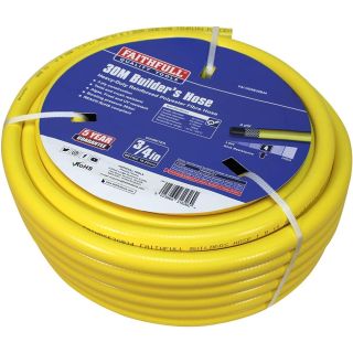 Faithfull 30M Yellow Heavy Duty Hose 3/4 Faihose30B34