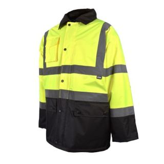 Scan Hi-Vis Yellow/Black Motorway Jacket L