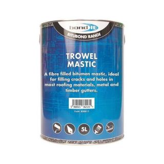 Bond It 5Ltr Black Bitumen Trowel Mastic Bdb013