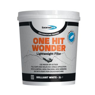 Bond It 1Ltr One Hit Wonder Lightweight Filler R/M Bdlwf1