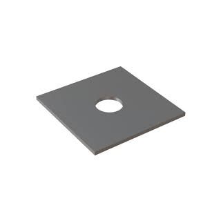 Square Plate Washers 3/8 Bzp
