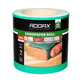 Timco Sandpaper Roll Green 60 Grit 231022 115Mm X 10M