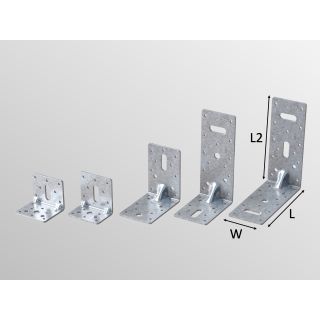 Angle Bracket 90Mm X 90Mm X 40Mm X 3Mm Ab409090 (Vis)