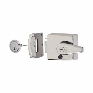 L20160Pc Polished Chrome Nightlatch 60Mm Backset