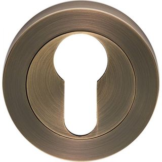 Carlisle Brass Escutcheon Euro on Concealed Rose  Antique Brass