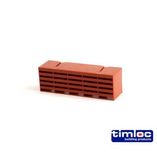 Timloc Plastic Air Brick Terracotta 9 X 3 1201Ab