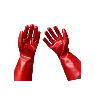 PVC Gauntlet Gloves 14
