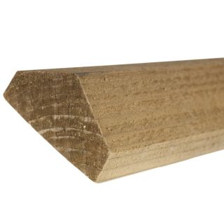 Capping Rail for Waney/Close Board Panels 1.8mtr Golden