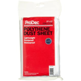 Prodec 15' X 12' Polythene Dust Sheet Pdpy003