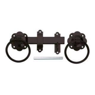 Perry 6 / 150Mm Black Ring Gate Latch 1136Pp0150Bk