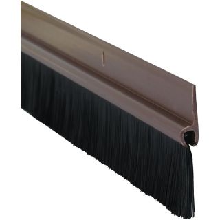 Stormguard Bottom Door Brush Strip Brown 838mm