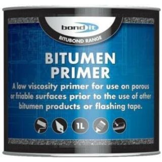 Bond It 1Ltr Black Bitumen Primer Bdb034