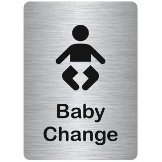 6 x 4 Baby Change Symbol Sign