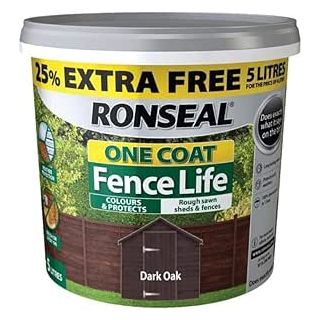Ronseal Fence Life Dark Oak 5Ltr