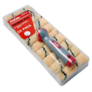 Prodec 10 Pack Tiger Mini Rollers And Frame Prrf003