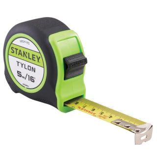 Stanley Tylon Hi-Vis Tape Measure 5Mtr / 16Ft
