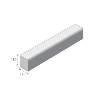  Marshalls 125 x 150mm Bullnosed Kerb 