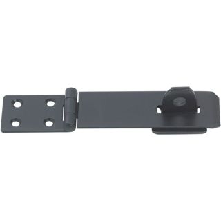 Perry Pp Safety Hasp & Staple 4.1/2 / 115Mm Black Hs617-Pp0115Bk
